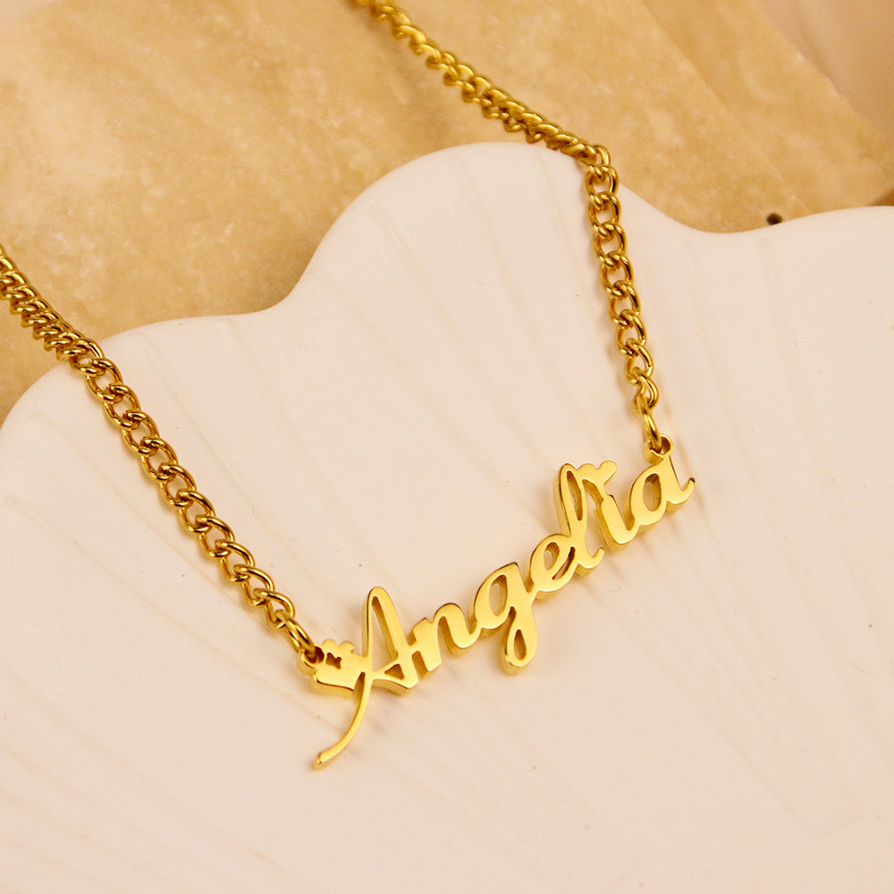 Deposit Personalized Custom Service | 18k Gold Plated Custom Name Necklace