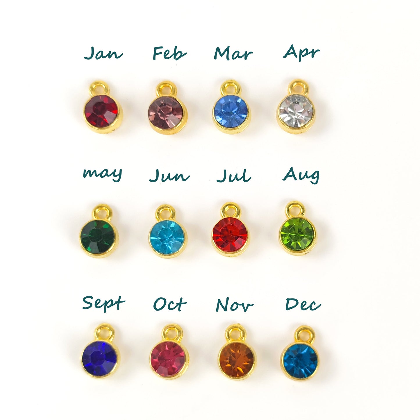 Birth Stone Accessories | Match Dried Pressed Flowers Jewelry  | Personalized Gift For Women