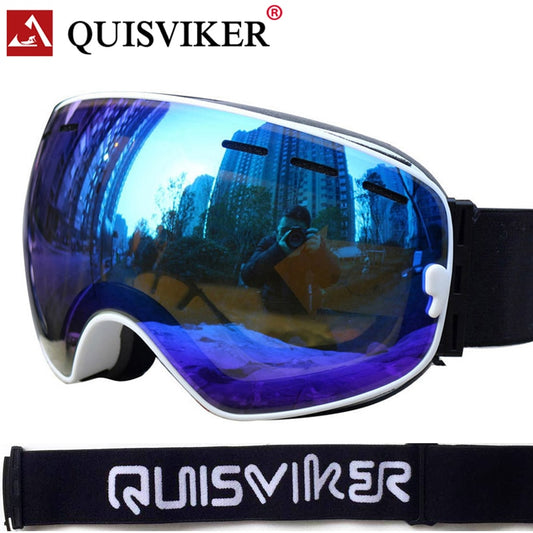 Double Layers Anti-Fog Ski Goggles Unisex Ski  Eyewear
